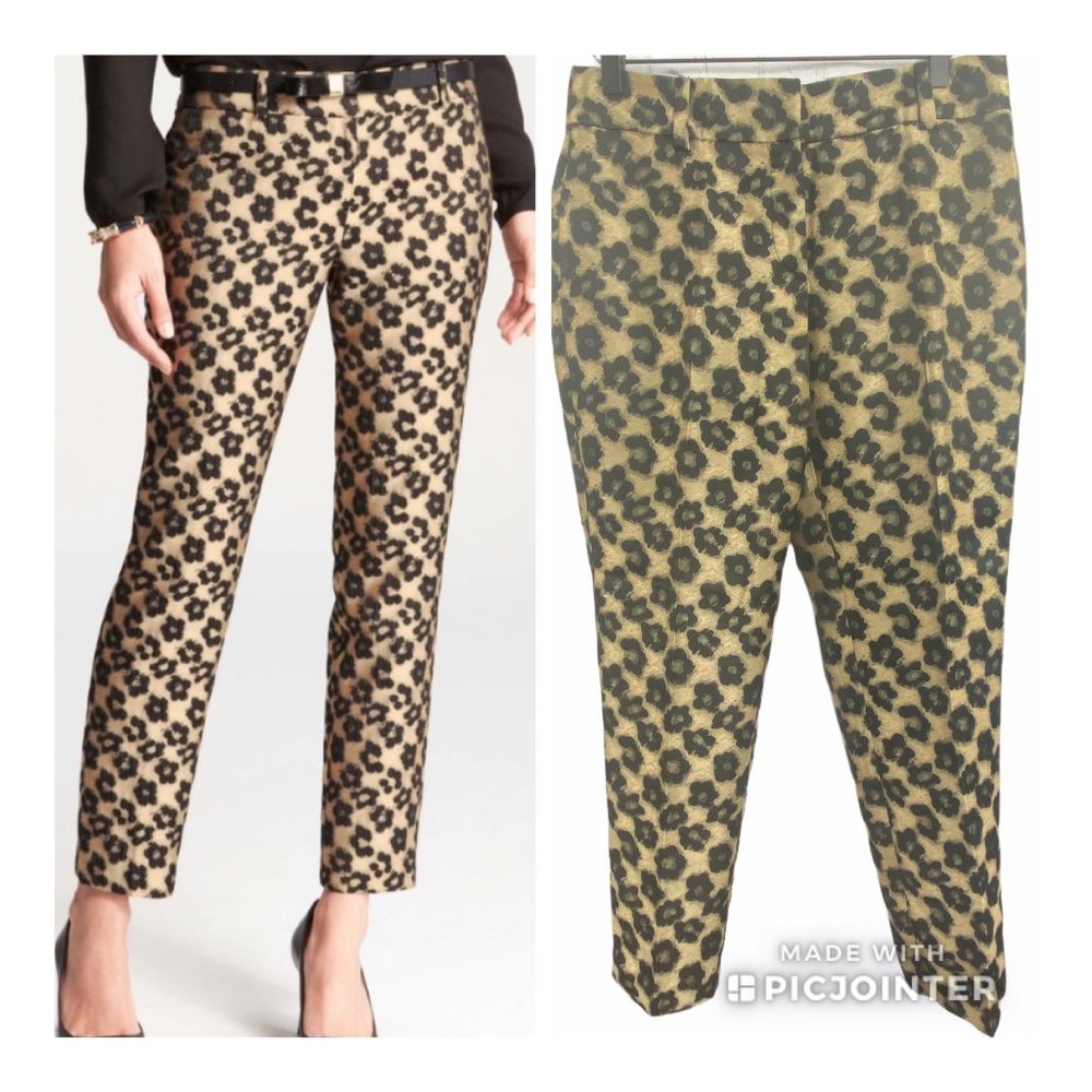 Ann Taylor Factory Signature Maven Leopard Pant - Picture 1 of 8